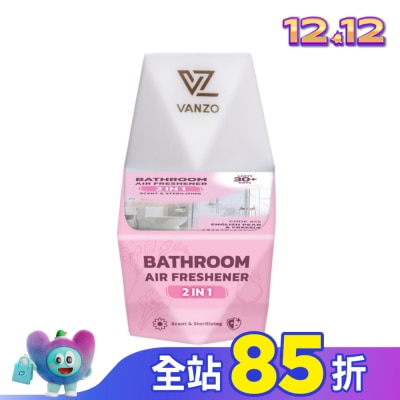 VANZO VANZO 繁卓 二合一廁所芳香劑 455英國梨與小蒼蘭 -1入裝