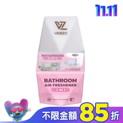 VANZO VANZO 繁卓 二合一廁所芳香劑 455英國梨與小蒼蘭 -1入裝