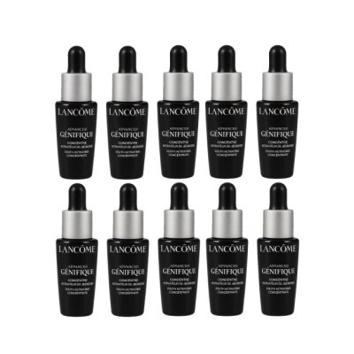 LANCOME蘭蔻 LANCOME蘭蔻 超未來肌因賦活露7ml 體驗瓶 10入組 小黑瓶 國際航空版
