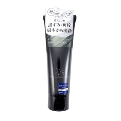 KOSE 高絲 KOSE 高絲 ONE BY KOSE黑碳磨砂潔顏泥130g