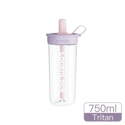 LOCKNLOCK 樂扣樂扣嚼對FUN飲吸管杯750ml/慕斯藍莓塔