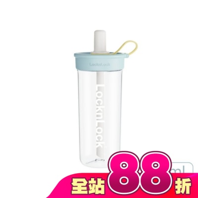 LOCK&LOCK樂扣樂扣 - 樂扣樂扣嚼對FUN飲吸管杯750ml/軟萌棉花糖