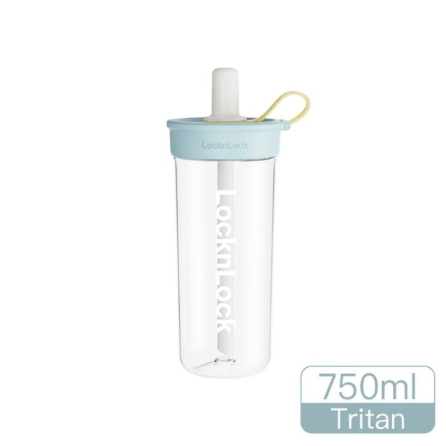 樂扣樂扣嚼對FUN飲吸管杯750ml/軟萌棉花糖