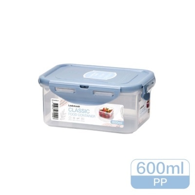 LOCK&LOCK樂扣樂扣 樂扣樂扣PP保鮮盒600ML/優雅藍