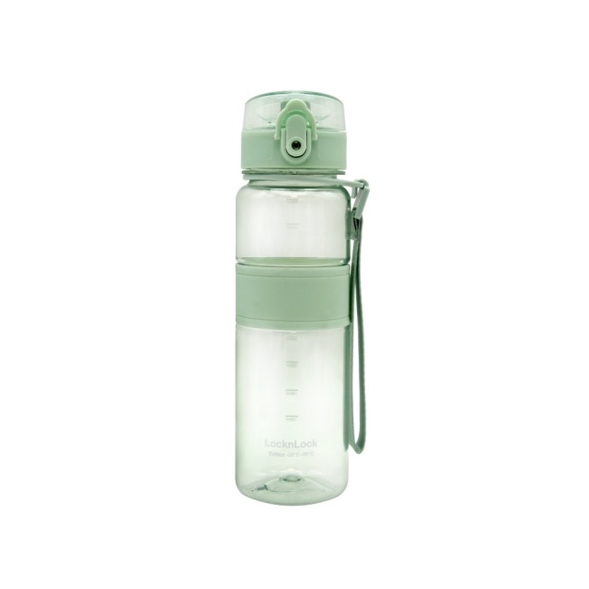 樂扣樂扣Tritan優質彈蓋提帶水壺500ml/淡莫綠