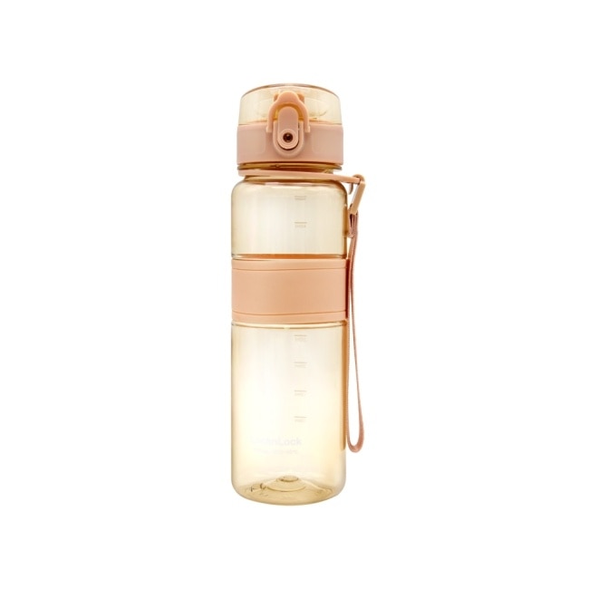 樂扣樂扣Tritan優質彈蓋提帶水壺500ml/奶茶色