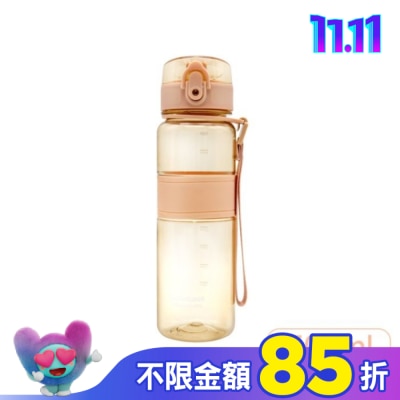LOCK&LOCK樂扣樂扣 樂扣樂扣Tritan優質彈蓋提帶水壺500ml/奶茶色