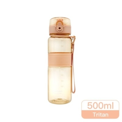 LOCK&LOCK樂扣樂扣 樂扣樂扣Tritan優質彈蓋提帶水壺500ml/奶茶色