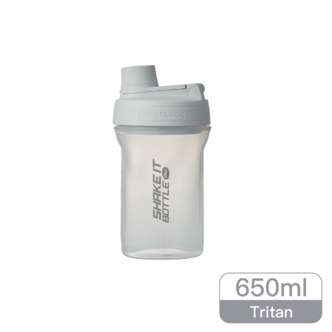 樂扣樂扣PP輕量扣環隨身瓶650ML/米灰色