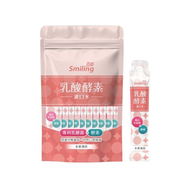 百齡乳酸酵素漱口水-水果薄荷10ML*10入