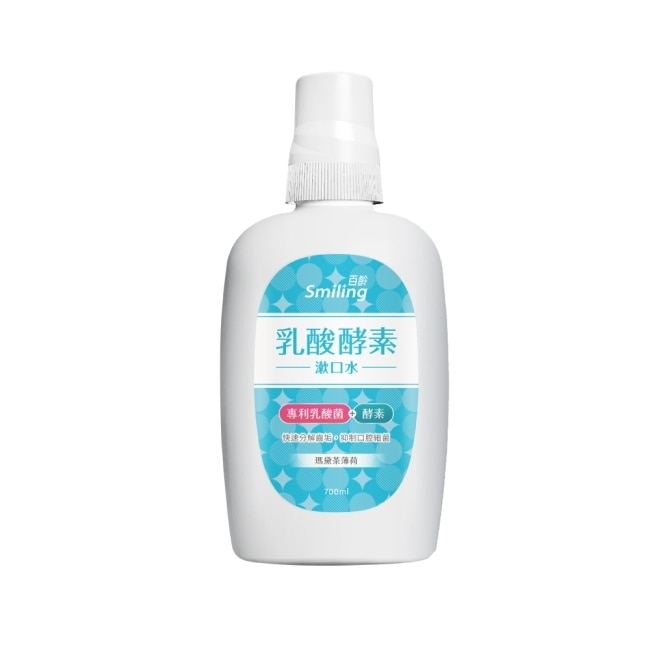 百齡乳酸酵素漱口水-瑪黛茶薄荷700ML