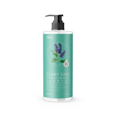 GREEN 綠的 綠的水感抗菌沐浴露-鼠尾草1000ML