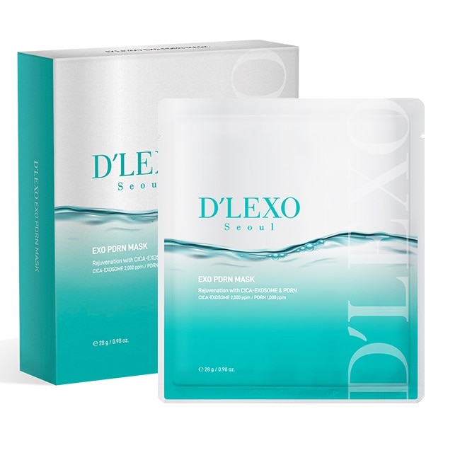 DERMALINE D'LEXO PDRN積雪草外泌體青春院線級面膜10入