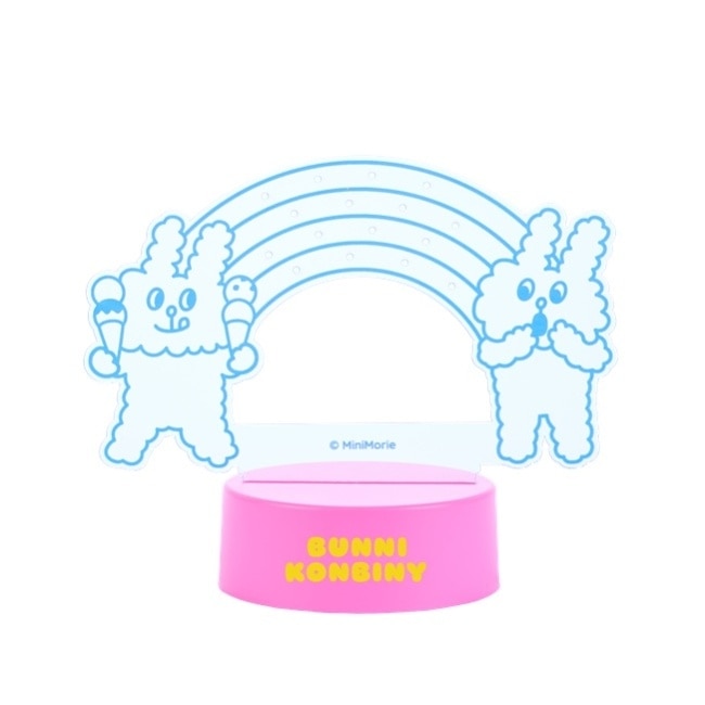 BUNNI KONBINY 兔子便利商店壓克力燈光飾品架 (冰淇淋款)