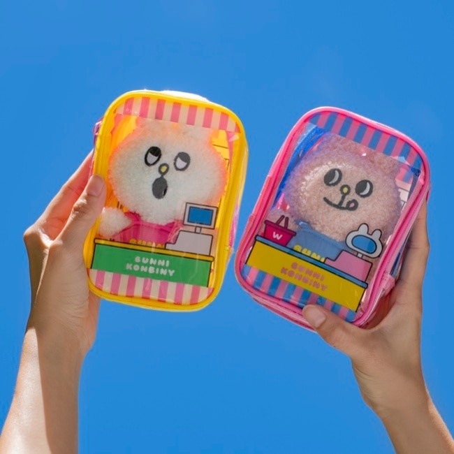 BUNNI KONBINY 兔子便利商店娃包+絨毛玩偶吊飾 (美妝店款)