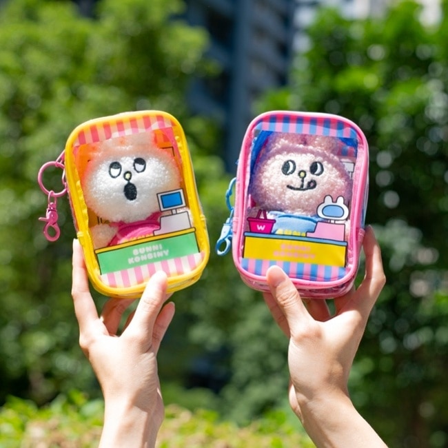 BUNNI KONBINY 兔子便利商店娃包+絨毛玩偶吊飾 (美妝店款)