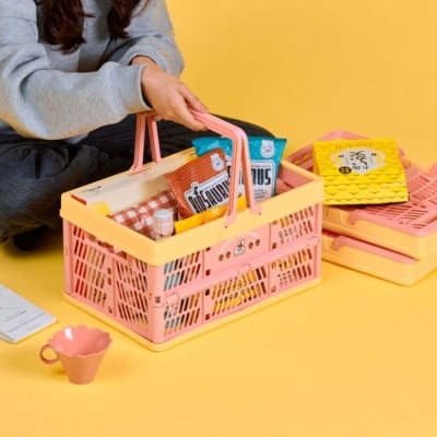 Watsons 屈臣氏 BUNNI KONBINY 兔子便利商店 收納兔easy折疊提籃