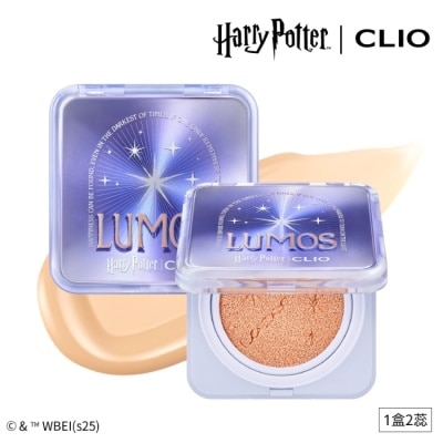 CLIO 珂莉奧 珂莉奧 羽緻無限緞光氣墊粉餅-哈利波特限定版 SPF50+ PA+++(23N自然色)