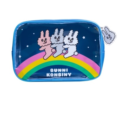 Watsons 屈臣氏 BUNNI KONBINY 化妝包 (透明開窗款) 22*8*15cm