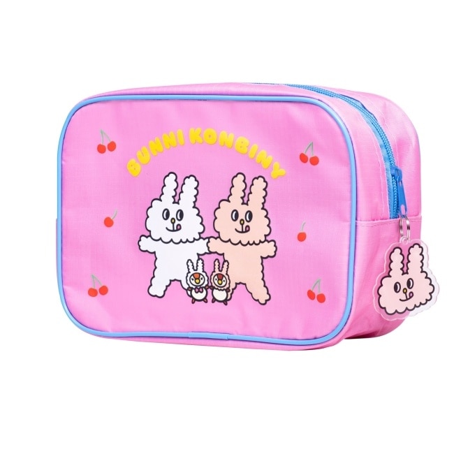 BUNNI KONBINY 化妝包 (格子布款) 22*8*15cm