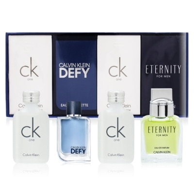 CALVINKLEIN Calvin Klein CK 男性小香禮盒[CKone10mlX2+永恆10ml+無畏之心5ml]EDT-國際航空版