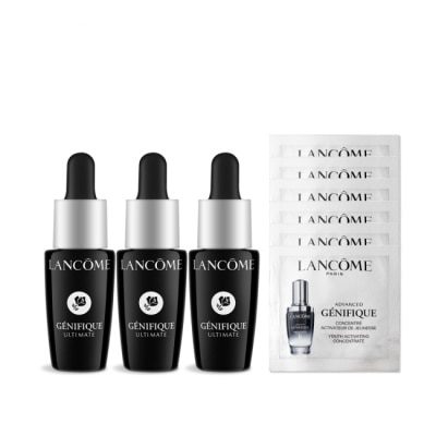 LANCOME蘭蔻 LANCOME 蘭蔻 超極限肌因賦活露(7mlX3)送超未來肌因賦活露(1mlX6)-國際航空版