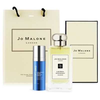 JOMALONE Jo Malone 青檸羅勒與柑橘香水(100ml)送CNP膠原玻尿酸彈力密度精華15ml+提袋-國際航空版