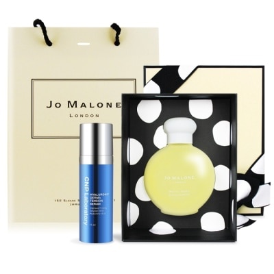 JOMALONE Jo Malone 白苔與雪花蓮香水(100ml)送CNP膠原玻尿酸彈力密度精華15ml+提袋-國際航空版