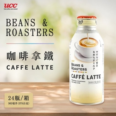 UCC 【UCC】BEANS ROASTERS咖啡拿鐵x24罐(362ml/罐)