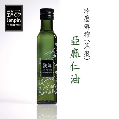 家購網嚴選 【甄品油舖】冷壓鮮榨油-黃金亞麻仁油黑瓶x4瓶(250ml/瓶)