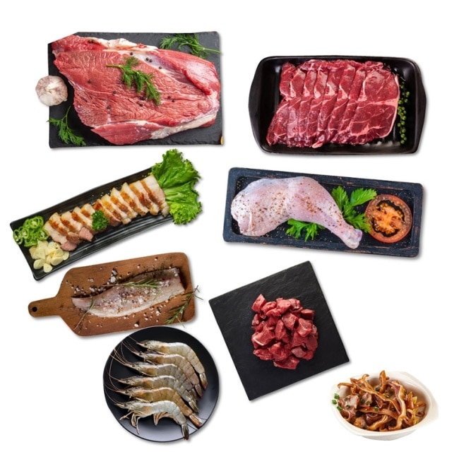 【家購網嚴選】BBQ烤肉海陸all in超值組4-6人份X3組