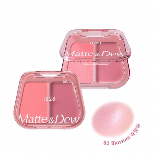 1028 水霧交融澎潤腮紅膏 02春櫻粉