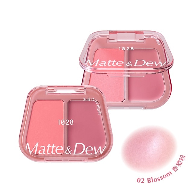 1028 水霧交融澎潤腮紅膏 02春櫻粉