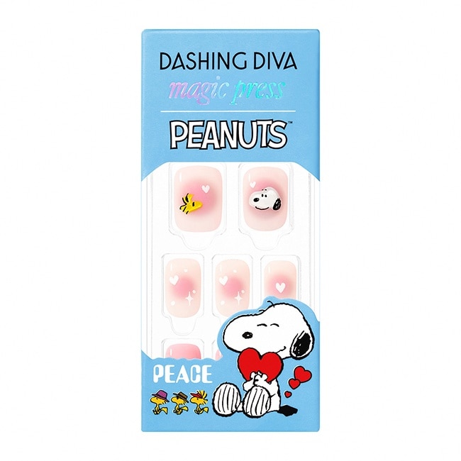 Dashing Diva x Snoopy/P頂級璀燦美甲片-可愛史努比-30片
