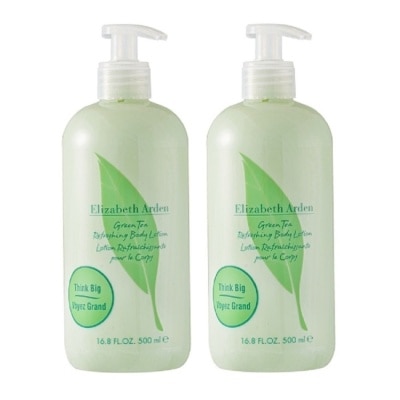 Elizabeth Arden雅頓 【Elizabeth Arden 雅頓】綠茶香水身體乳 500ml*2 公司貨 (有效期限2027/03