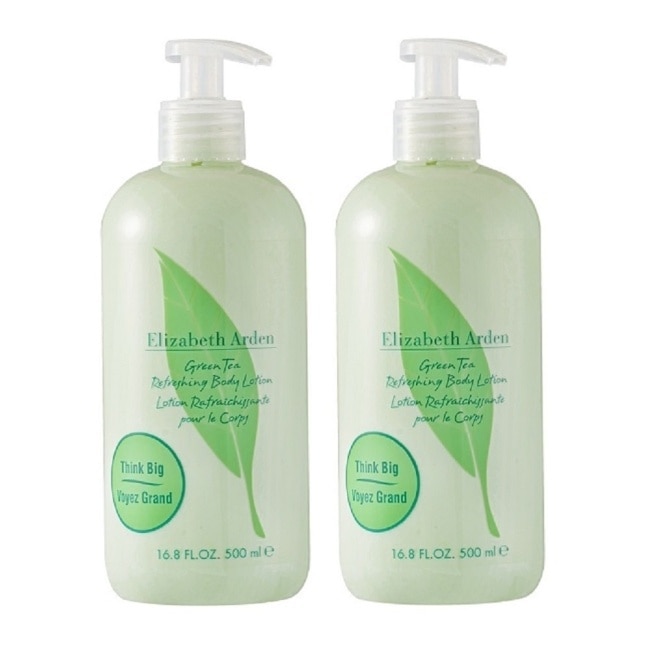 【Elizabeth Arden 雅頓】綠茶香水身體乳 500ml*2 公司貨 (有效期限2027/03