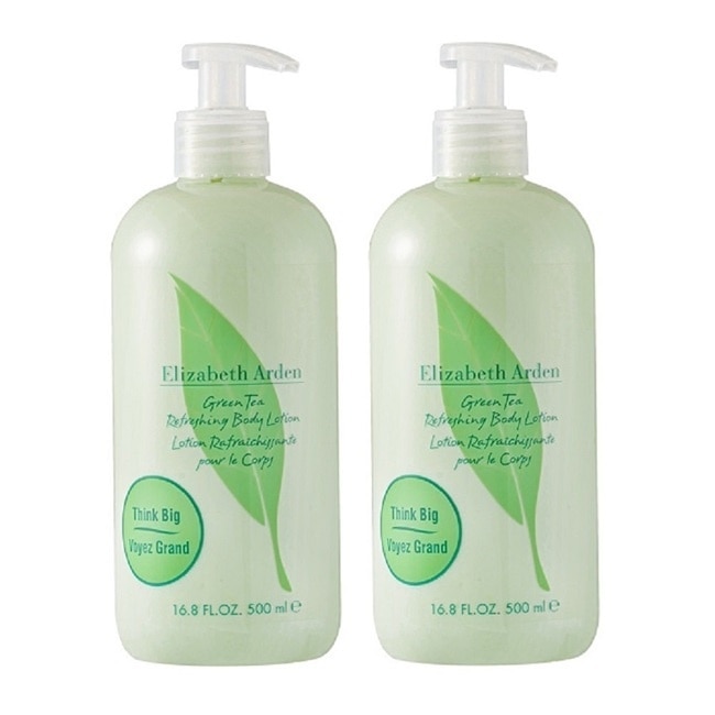 【Elizabeth Arden 雅頓】綠茶香水身體乳 500ml*2 公司貨 (有效期限2027/03
