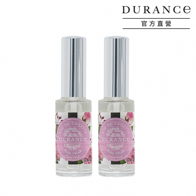 DURANCE朵昂思 花漾淡香水(14ml)X2-玫瑰花瓣-專櫃公司貨