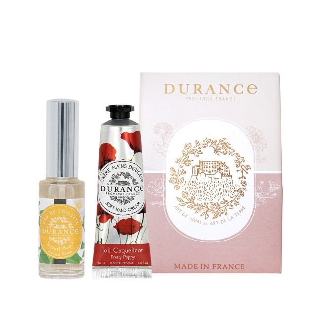 DURANCE朵昂思 口袋裡的香氣日常[梔子花淡香水14ml+罌粟花護手霜30ml]-專櫃公司貨