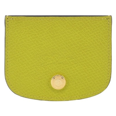 LONGCHAMP LONGCHAMP EPURE系列牛皮卡片夾(奇異果綠)30031-HYZ-036