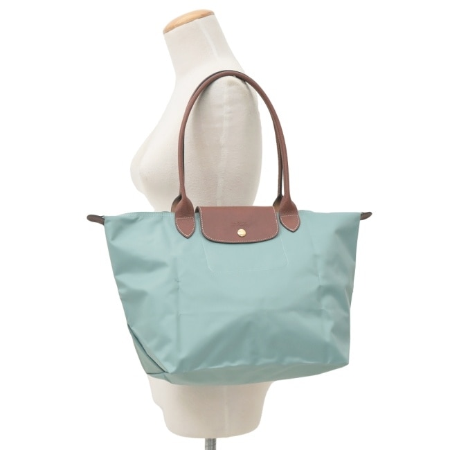 LONGCHAMP LE PLIAGE系列肩背水餃包(大/青瓷綠)1899-089-P99