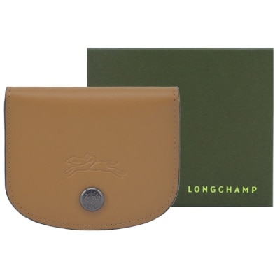 LONGCHAMP LONGCHAMP LE PLIAGE XTRA系列牛皮翻蓋名片夾(煙草棕)30047-987-004