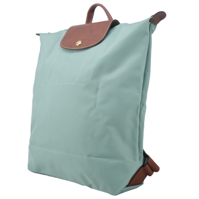 LONGCHAMP LE PLIAGE系列摺疊後背包(中/青瓷綠)10284-089-P99