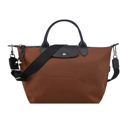 LONGCHAMP LONGCHAMP LE PLIAGE ENERGY系列再生尼龍兩用包(大/巧克力)L1515-HSR-203