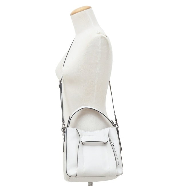 LONGCHAMP 3D系列小牛皮兩用包(小/白)10215-HCV-607