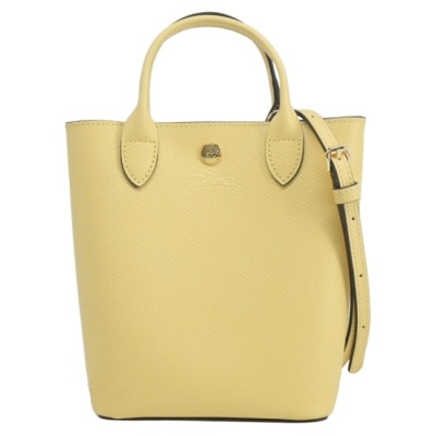 LONGCHAMP LONGCHAMP EPURE系列牛皮壓印兩用包(迷你/小雞黃)10269-HYZ-M12
