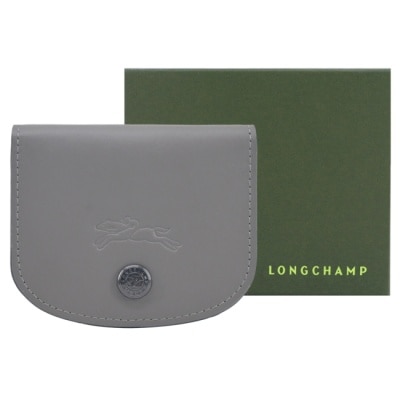 LONGCHAMP LONGCHAMP LE PLIAGE XTRA系列牛皮翻蓋名片夾(斑鳩灰)30047-987-P55