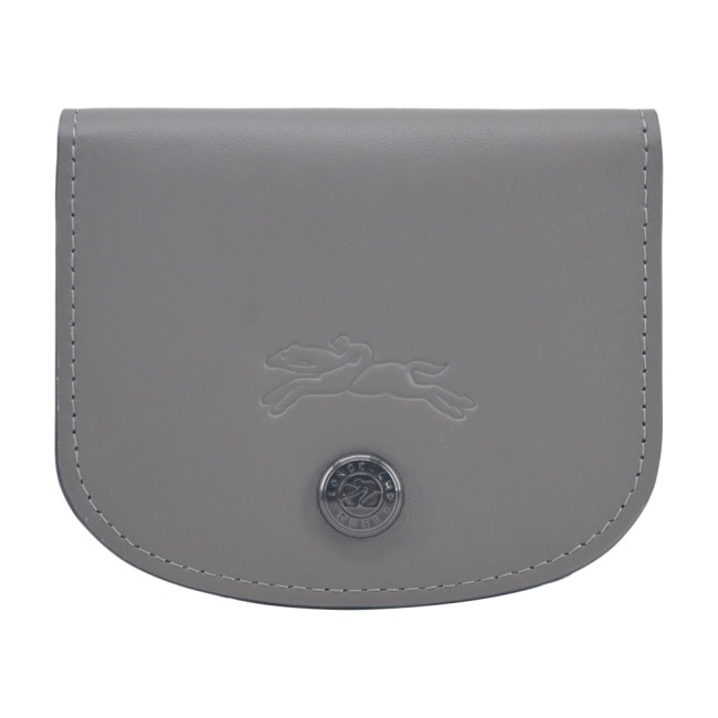 LONGCHAMP LE PLIAGE XTRA系列牛皮翻蓋名片夾(斑鳩灰)30047-987-P55