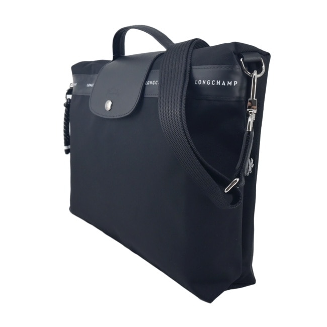 LONGCHAMP LE PLIAGE ENERGY系列再生尼龍兩用公事包(黑)10321-HSR-001