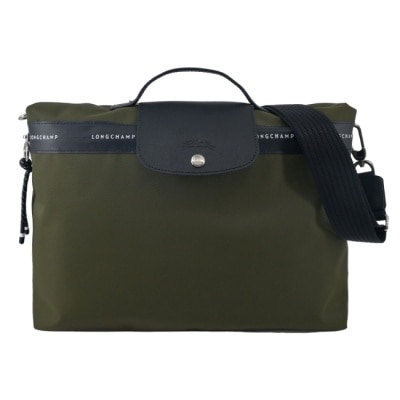 LONGCHAMP LONGCHAMP LE PLIAGE ENERGY系列再生尼龍兩用公事包(卡其綠)10321-HSR-892